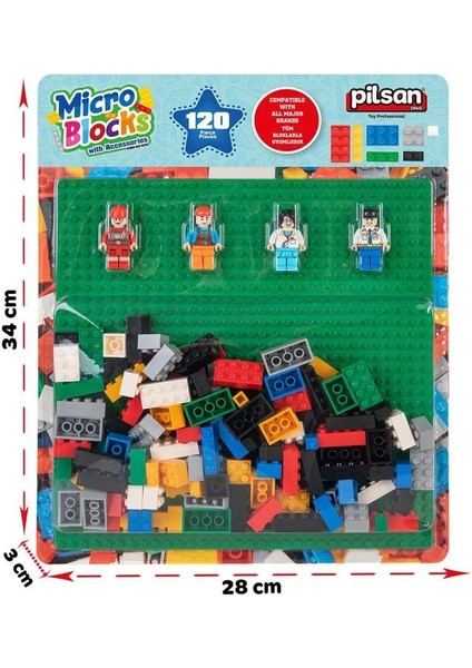 03 625 Pilsan Micro Bloklar 120 Parça.glpzr