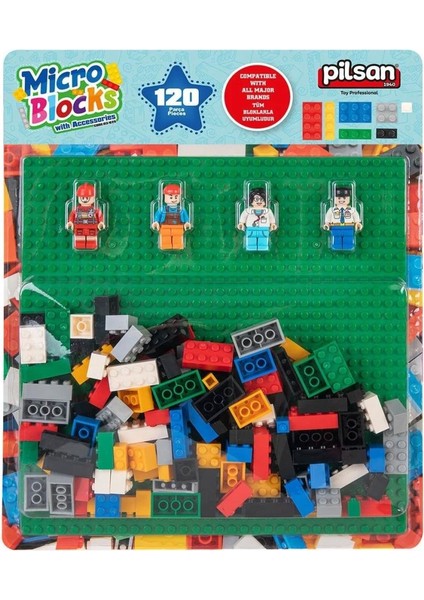 03 625 Pilsan Micro Bloklar 120 Parça.glpzr