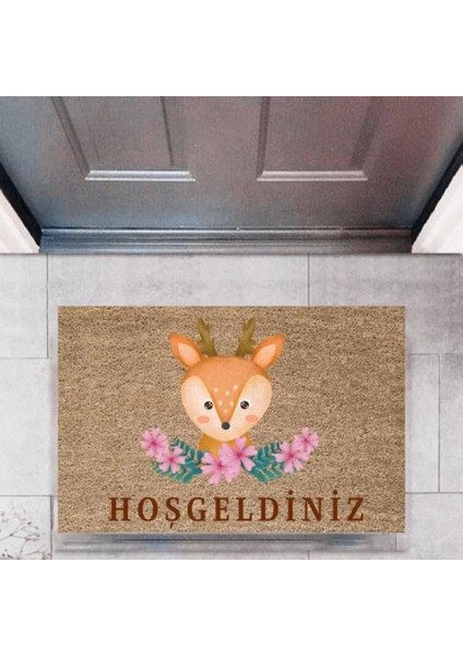 Kapı Önü Paspası Dekoratif Dijital Baskı HAYVANLARP-2760