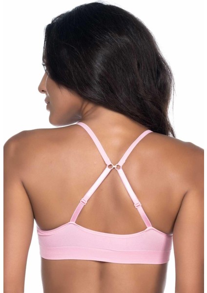 Pembe Pedli Ince Askılı Büstiyer modelleri