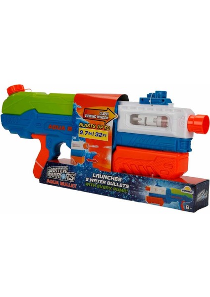 Hsyn Water Warriors Aqua Bullet Su Tabancası 59 cm Akdenizpos Yeni