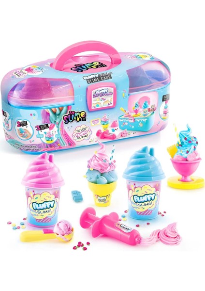 Hsyn Fluffy Slime Case Marshmallow Dokulu Çantalı Slime Akdenizpos Yeni