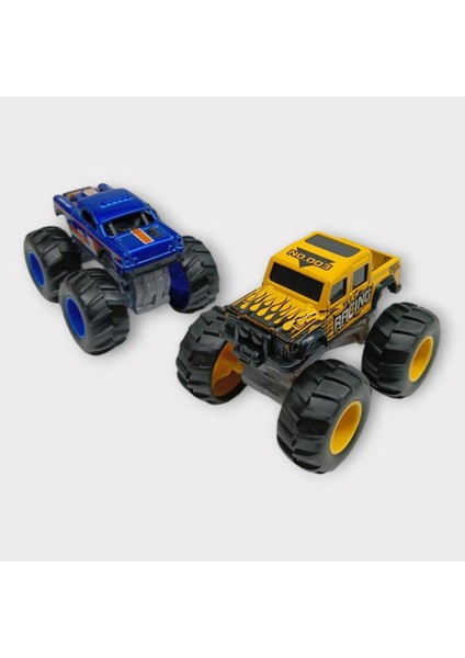 Hsyn Mini Off-Road Araçlar 2'li - Sarı Lacivert Akdenizpos Yeni