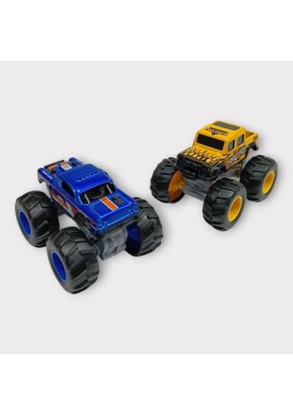 Hsyn Mini Off-Road Araçlar 2'li - Sarı Lacivert Akdenizpos Yeni