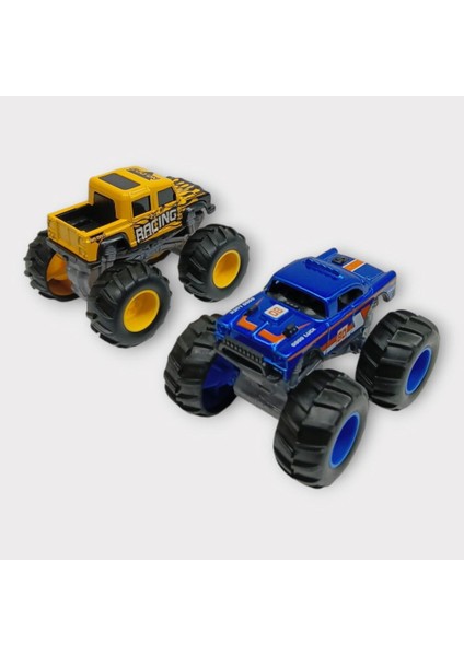 Hsyn Mini Off-Road Araçlar 2'li - Sarı Lacivert Akdenizpos Yeni