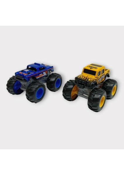 Hsyn Mini Off-Road Araçlar 2'li - Sarı Lacivert Akdenizpos Yeni