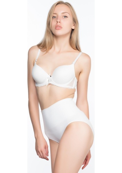 Beyaz Double Düşük Bel Slip Korse