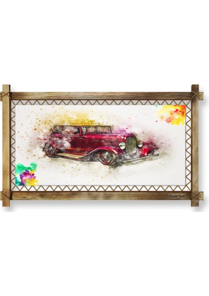 - Antika LED Işıklı Rustik Kanvas Tablo B fiyatları