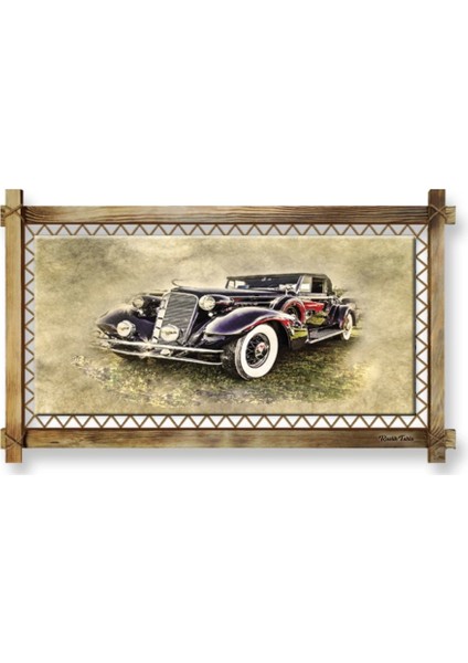- Antika Araba LED Işıklı Rustik Kanvas Tablo O fiyatları