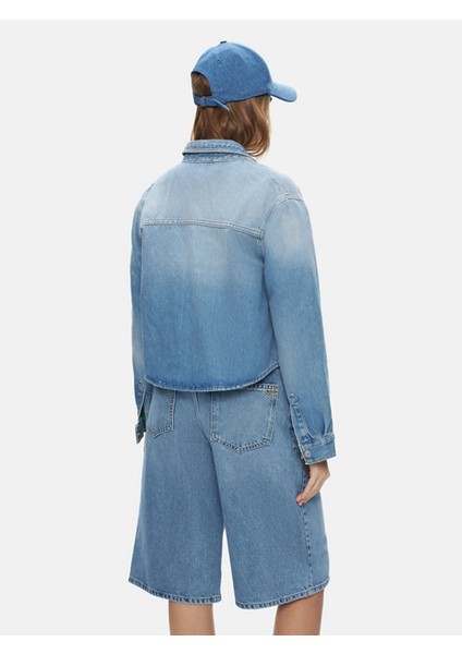 Peta Crop Jean Gömlek