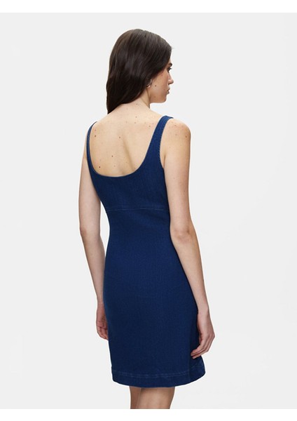 Kadın Selera Mini Jean Elbise modelleri