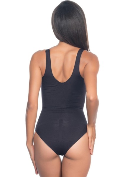 Siyah Kalın Askılı Body Korse modelleri