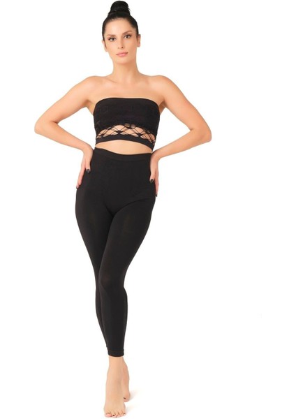 Siyah Tayt Korse modelleri