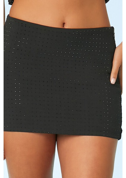 Rhinestone Mini Etek