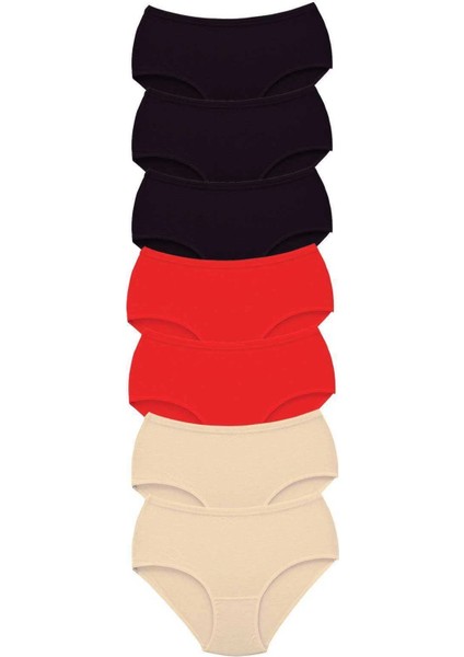 7 Adet Tutku Kadın Yüksek Bel Bato Kalın Lastik Külot S11 fiyatları