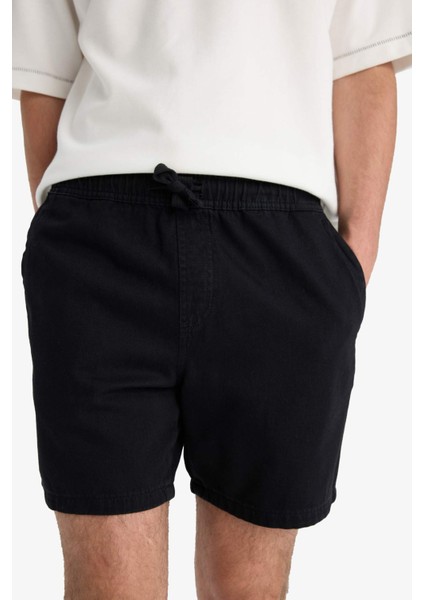 Relax Fit Yazlık Rahat Jean Bermuda Şort D4390AX25SM