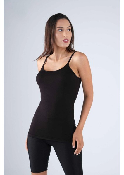 Bambu Kadın Askılı Atlet Siyah fiyatları