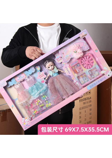 Giydir Barbie Seti Kız Oyuncakları Prenses Bebekler (Yurt Dışından)