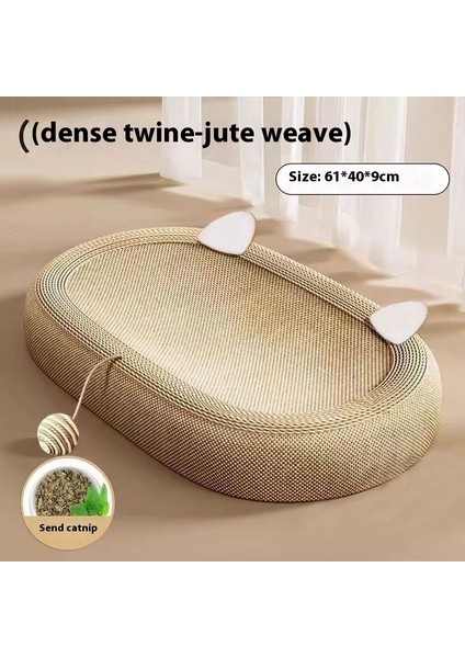 Sisal Havza Kedi Tırmalama Tahtası Kedi Kumu Hepsi Bir Arada Pençe Bileme Pet Malzemeleri (Yurt Dışından)