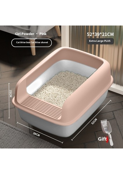 Kedi Malzemeleri Kedi Kumu Tavası Kedi Kumu Kutusu Yarı Kapalı Kum Tavası (Yurt Dışından)