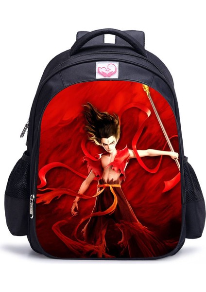 Nezha'nın Sihirli Çocukları Denize Hayalet Ilkokul Öğrencileri Anaokulu Omuz Çantası 40CM (Yurt Dışından)