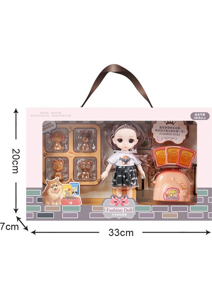 Giydir Barbie Seti Kız Oyuncakları Prenses Bebekler (Yurt Dışından)