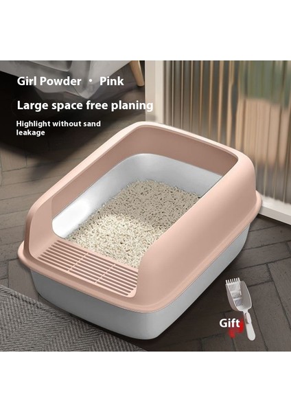 Kedi Malzemeleri Kedi Kumu Tavası Kedi Kumu Kutusu Yarı Kapalı Kum Tavası (Yurt Dışından)