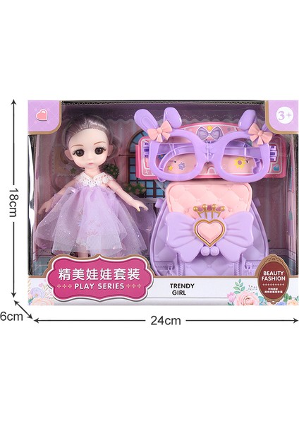 Giydir Barbie Seti Kız Oyuncakları Prenses Bebekler (Yurt Dışından)