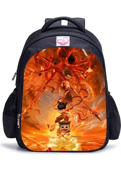 Nezha'nın Sihirli Çocukları Denize Hayalet Ilkokul Öğrencileri Anaokulu Omuz Çantası 40CM (Yurt Dışından)