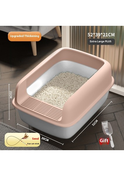 Kedi Malzemeleri Kedi Kumu Tavası Kedi Kumu Kutusu Yarı Kapalı Kum Tavası (Yurt Dışından)