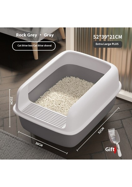 Kedi Malzemeleri Kedi Kumu Tavası Kedi Kumu Kutusu Yarı Kapalı Kum Tavası (Yurt Dışından)