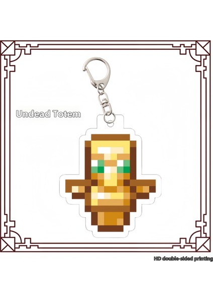 Undead Totem Benim Dünyam Anahtarlık Akrilik Anahtar (Yurt Dışından)
