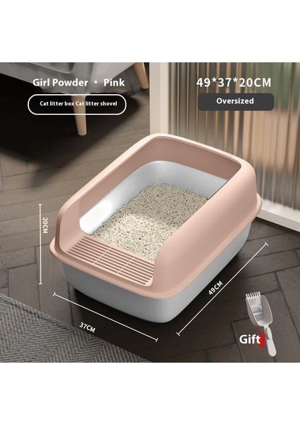 Kedi Malzemeleri Kedi Kumu Tavası Kedi Kumu Kutusu Yarı Kapalı Kum Tavası (Yurt Dışından)