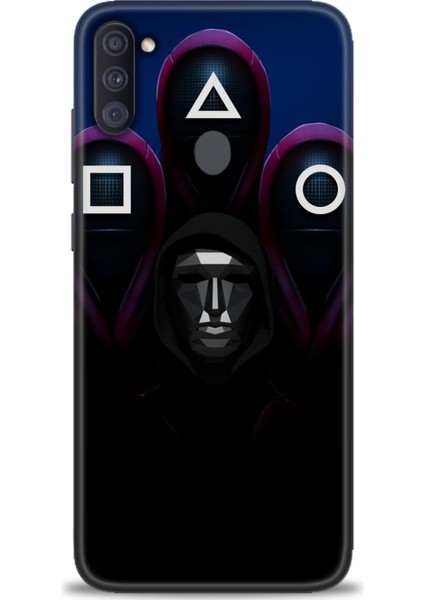 Samsung Galaxy A11 Hd Baskılı Kılıf + Seramik Tam Kaplayan Ekran Koruyucu 283