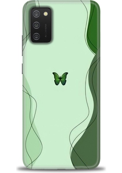 Samsung Galaxy A02S Hd Baskılı Kılıf + Seramik Tam Kaplayan Ekran Koruyucu 187