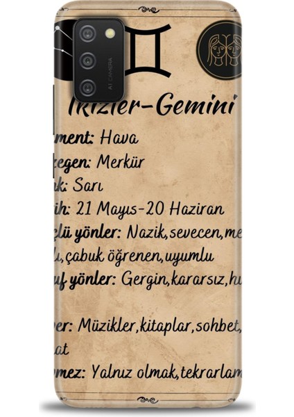 Samsung Galaxy A02S Hd Baskılı Kılıf + Seramik Tam Kaplayan Ekran Koruyucu 471