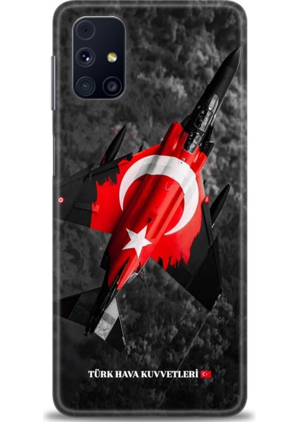 Samsung Galaxy M31S Hd Baskılı Kılıf + Seramik Tam Kaplayan Ekran Koruyucu 37