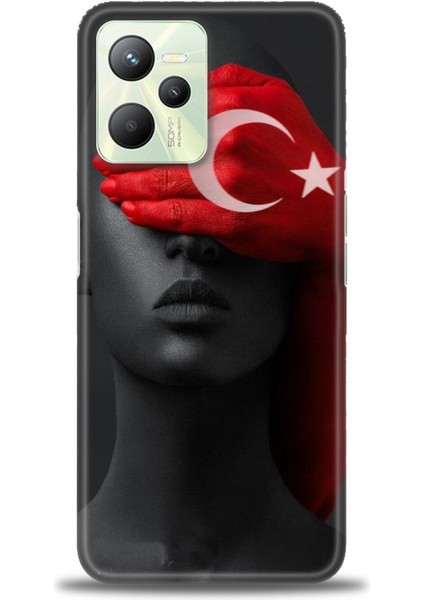 Realme C35 Kılıf Hd Baskılı Kılıf + Seramik Tam Kaplayan Ekran Koruyucu 246