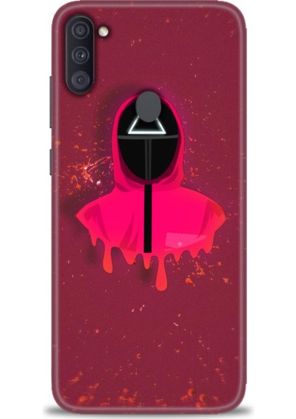 Samsung Galaxy A11 Hd Baskılı Kılıf + Seramik Tam Kaplayan Ekran Koruyucu 287