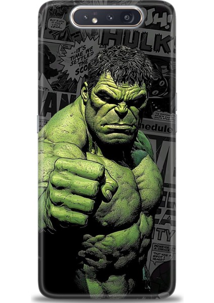 Samsung Galaxy A80 Hd Baskılı Kılıf + Seramik Tam Kaplayan Ekran Koruyucu 97
