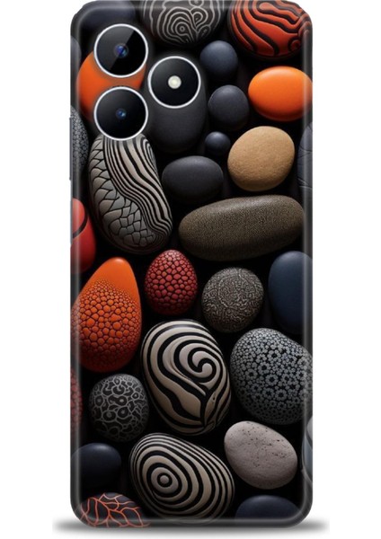 Realme Note 50 Kılıf Hd Baskılı Kılıf + Seramik Tam Kaplayan Ekran Koruyucu 344