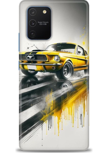 Samsung Galaxy A91 Hd Baskılı Kılıf + Seramik Tam Kaplayan Ekran Koruyucu 108