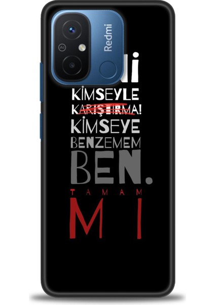Xiaomi Redmi 12C Kılıf Hd Baskılı Kılıf + Seramik Tam Kaplayan Ekran Koruyucu 396