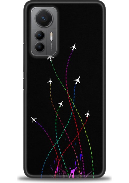 Xiaomi Mi 12 Lite Kılıf Hd Baskılı Kılıf + Seramik Tam Kaplayan Ekran Koruyucu 388