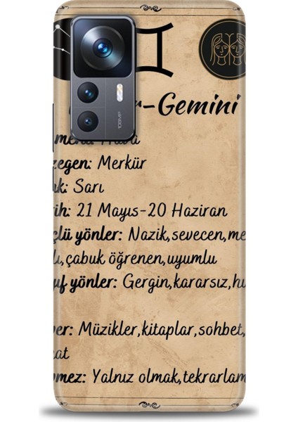 Xiaomi Mi 12T Pro Kılıf Hd Baskılı Kılıf + Seramik Tam Kaplayan Ekran Koruyucu 471