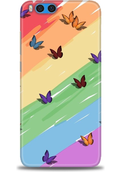Xiaomi Mi Note 3 Kılıf Hd Baskılı Kılıf + Seramik Tam Kaplayan Ekran Koruyucu 420