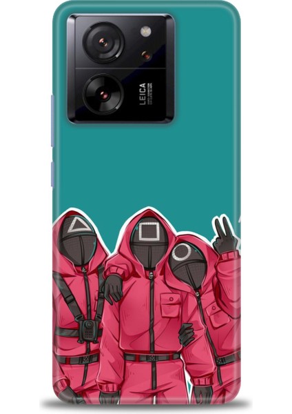 Xiaomi Mi 13T Pro Kılıf Hd Baskılı Kılıf + Seramik Tam Kaplayan Ekran Koruyucu 290