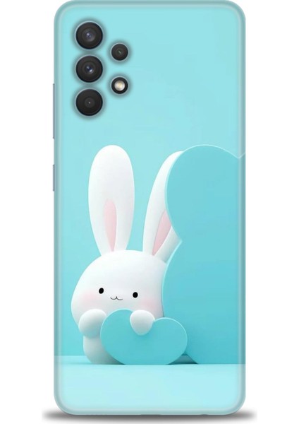 Samsung Galaxy A32 Hd Baskılı Kılıf + Seramik Tam Kaplayan Ekran Koruyucu 73