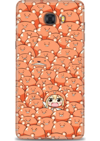Samsung Galaxy C9 Pro Hd Baskılı Kılıf + Seramik Tam Kaplayan Ekran Koruyucu 500