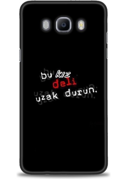 Samsung Galaxy J7 2016 Hd Baskılı Kılıf + Seramik Tam Kaplayan Ekran Koruyucu 398